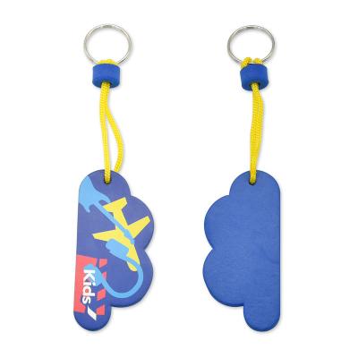 China ALL Foam Wholesale Cheap Cartoon Eva Key Chain Any Shape Floating With Custom Logo Key Chain for sale