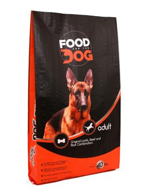 China Recicle la comida tejida los PP 40lbs 20kg de Matte Bopp Laminated For Pet del bolso en venta