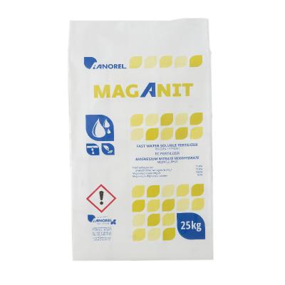 China Bolso de empaquetado resistente del PE para la impresión soluble en agua del fertilizante 20kg Flexo en venta