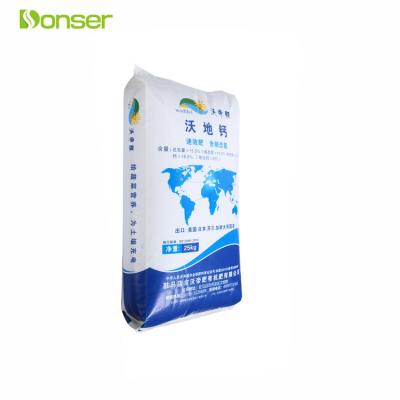 China Recyclable 25kg PE Packaging Bag Heat Seal  Plastic Fertilizer Packaging for sale