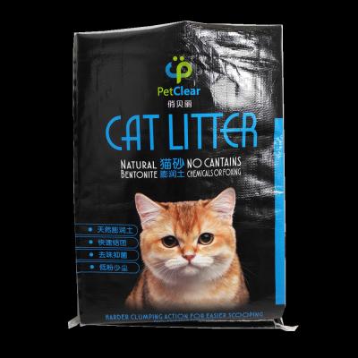 China BRC-de Gelamineerde pp Geweven Zak van Certificaatcat litter package bentonite cat Draagstoel Te koop