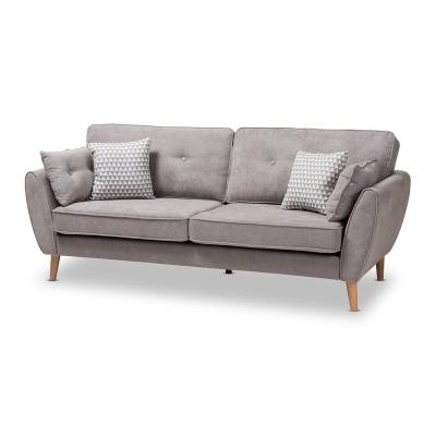 China Chesterfield SOFA Modern living room furniture LEG uphsolpter lounge bench wood sofa for home for sale