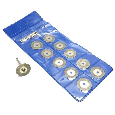 China 10 Pieces Emery Slice Electric Grinding Accessories Toothless Circular Saw Blade Cutting Disc DIY 3.0MM for sale