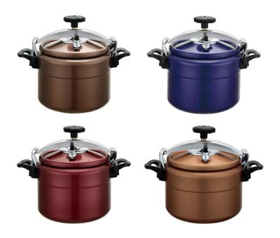 China Hot sale 3L-18L viable factory customize aluminum granite induction pressure cookers cookware wholesale for sale