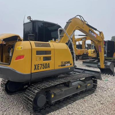 China High quality used China XCMG XE75DA excavator for sale second hand excavadora xcmg 75 in good condition 0.3mÂ³ for sale