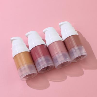 China OEM 4 Colors Waterproof Liquid Blush Private Label Blusher Face Blusher Face Contour Long Lasting Makeup for sale