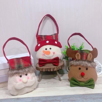 China Christmas Decorations Santa Claus Handbag Eve Gift Bag Xmas Christmas Gift Bag for sale