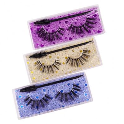 China Hot-selling styles 2021 hot sale 3d False Mink Eyelashes False Eyelash 100% real Mink Fur False Eyelashes Handicraft for sale