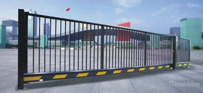 China Light Weight Aluminum Alloy Trackless Automatic Sliding Gate , Cantilever Gate for sale