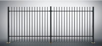 China Safety Ornamental Aluminum Fence , Powder Coated Residential Fencing for sale