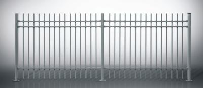 China Light Weight Ornamental Aluminum Fence For Factory / Workshop for sale