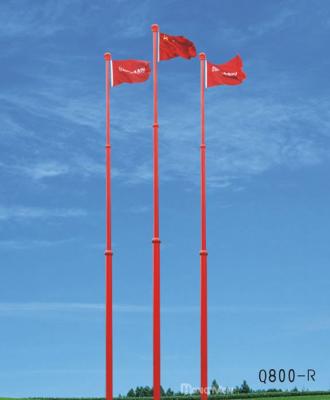 China Motorised Automatic Telescopic Aluminium Flag Pole , 50m Remote Control for sale