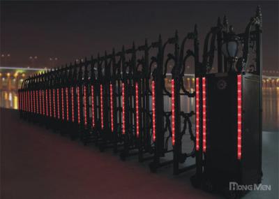 China Neon Tube Remote Control Automatic Electric Entrance Gates , Dynamic Lighting Effects for sale