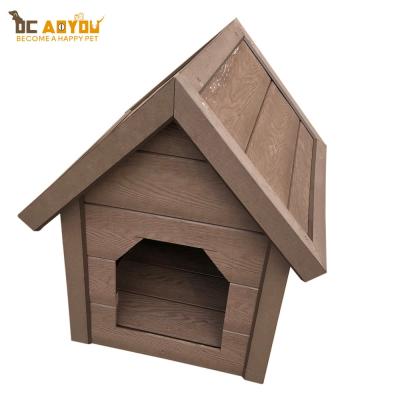 China Outdoor Breathable Dog House , Customizing Available Wooden Dog Cage for sale