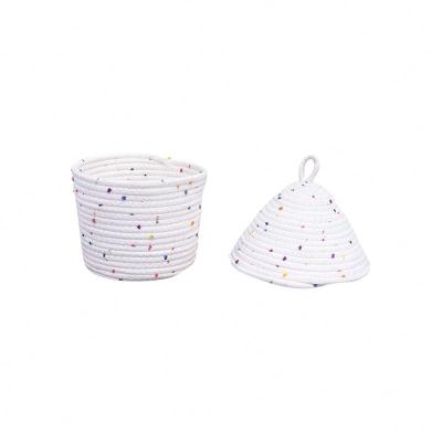 China Sustainable Chinese Manufacturer For Sale Woven Fruit Storage Bins Baskets With Lid for sale