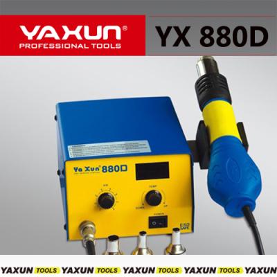 China YAXUN YX880D Adjustable Temperature Rework Station SMD ARI BGA Rework Brushless Hot Station for sale