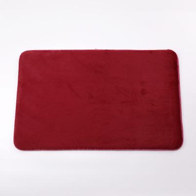 China New Arrival Durable Super Absorbent Microfiber Bath Mat Non Slip Machine Washable for sale