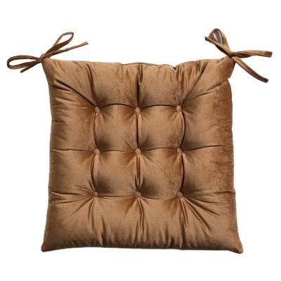 China Anti-Static Wholesale Solid Waist Square Comfort Custom Chair Velvet Cushion for sale