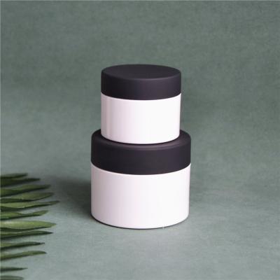 China 100% Biodegradable Wholesale Black Non Plastic Makeup PLA Packaging Container Compostable Cosmetic Cream Jars And Bottles for sale