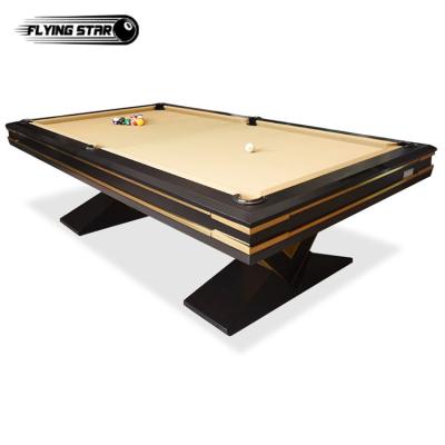 China Custom Styles 9ft 8ft 7ft Modern Style Billiard Pool Tables Custom Made Popular Modern Billiard Tables Best Light Weight Solid Wood Multifunction Billiard Table for sale