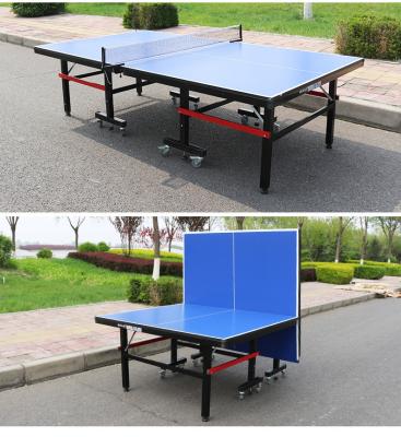 China The ping pong table factory direct sale foldable ping pong tables for outdoor& indoor use mobile and foldable ping pong products for sale