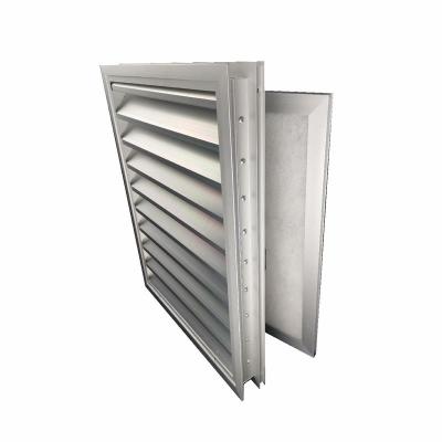 China Factory Sand Prevention Waterproof And Dust Filtration Aluminum Air Vent Intake Canopy for sale