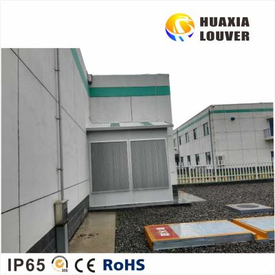 China Building Material Shops IP65 Waterproof Aluminum Canopy With Vertical Storm Resistant Canopy For SVG Room for sale