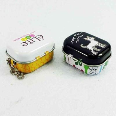 China Mini Colorful Packaging Tin Box Spice Jar Packing Small Storage Coin Earrings Easter Headphones Gift Tin Box for sale