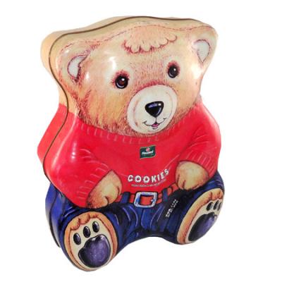 China Wholesale New Design Metal Cartoon Tin Packaging Boxes Back Shape Gift Tin Can for sale