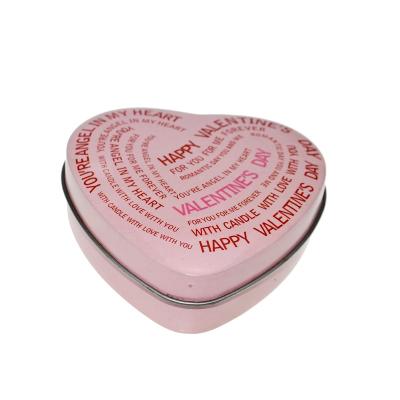 China Chocolate Wedding Wholesale Food Heart Metal Gift Tin Box for sale