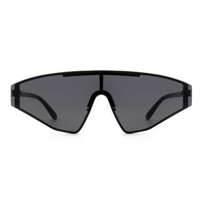 China Fashion Sun Glasses US Warehouse Spot Lens Uv400 One Piece Oversized One Piece Sunglasses for sale