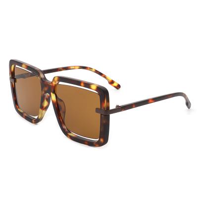 China Wholesale Cool Shield Square Frame Women Fashion Sunglasses US Warehouse Spot Fashion Sun Glasses Shipping Oversized Sunglasses Men for sale