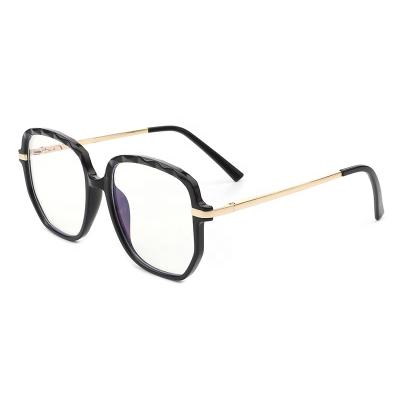 China 2021 optical frame high quality square frame block shape TR optical frame anti blue light glasses for sale