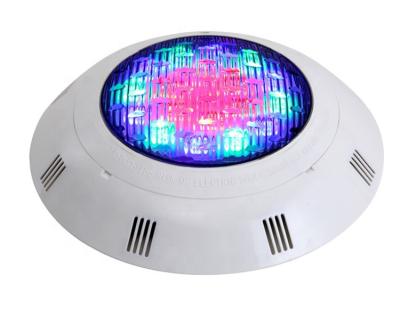 China Plastic Pool 18W IP68 RF RGB Surface Mounted Multicolor Underwater Lights Swimming Pool Light for sale