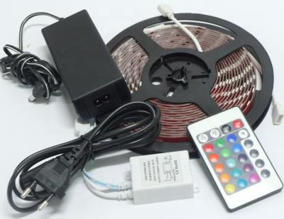 China 5050 Decorative Lighting RGB Led Strip Light Smart RGB Led Strip With Remote Control LED Light Strip Kit for sale