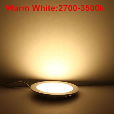 China Modern 4W LED Panel Light 3000K Round Ceiling Light For Bedroom for sale