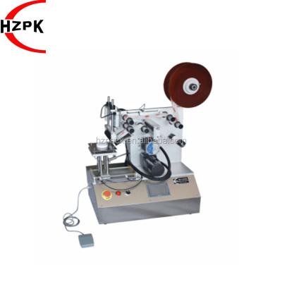 China Beverage table top semi automatic flat surface labeling machine for sale