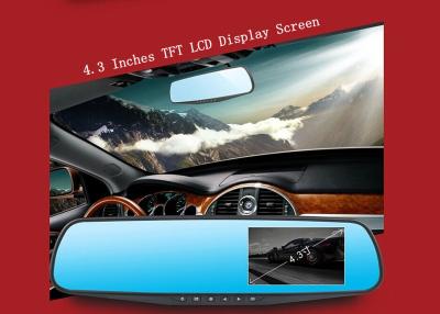 Cina Automobile doppia DVR di androide della macchina fotografica dell'automobile della lente con lo schermo di visualizzazione a 4.3 pollici pieno di HD 1080P in vendita