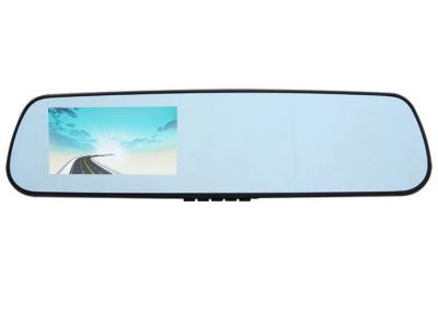 China 4.3 Inch 5MP Blue Rear View Mirror DVR , Night Vision 1080P Car Camcorder for sale