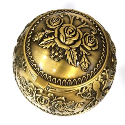 China Zinc Alloy Modern Design Lowest Price Online Shopping Best Selling Well Rated Bronze Ashtray ODM/OEM Ashtray for sale