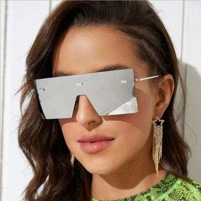 China Fashion Sunglasses 8587 2022 Fashionable Custom Women Fit Oversized Rimless Sun Glasses Sun Glasses for sale