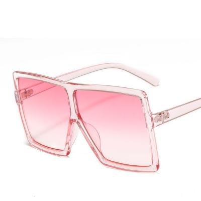 China Fashion Sunglasses 2740 Women Oversized Square Shades Sunglasses Custom Made Beach Trendy for sale