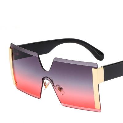 China Fashion Sunglasses Small Cuttlefish Luxury Square Shades Trendy Rimless Sunglasses 2021 Sunglasses for sale