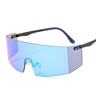 China Fashion Sunglasses Fit Fashion Sun Glasses Outdoor Sports Rimless Custom Sunglasses for sale