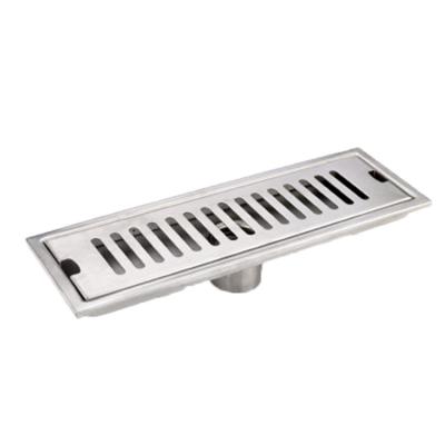 China LEDFRE 10CMx30CM Traditional Stainless Steel Shower Floor Drain Bathroom Floor For Intermediate Drainage for sale