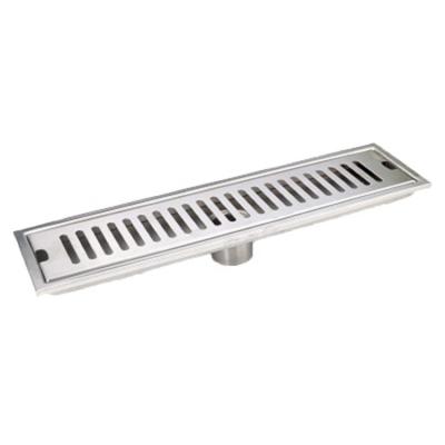 China LEDFRE 10CMx40CM Stainless Steel Traditional Long Shower Drain Linear Bathroom Floor Drain For Intermediate Drainage for sale