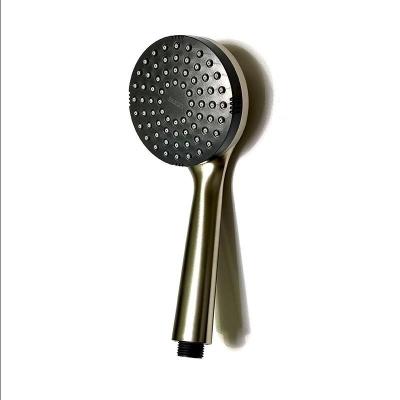 China No-Dial LedFre One Function Handle Shower Brush Water Saving Shower Head Nickel Plated Cheap Price Bathroom Accessories ABS Plastic for sale