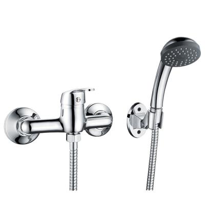 China Headless Sliding Bar LEDFRE Bathroom-Shower-Faucet In Bath Chrome Color Mixer With Stone Bidet Set For Basin for sale