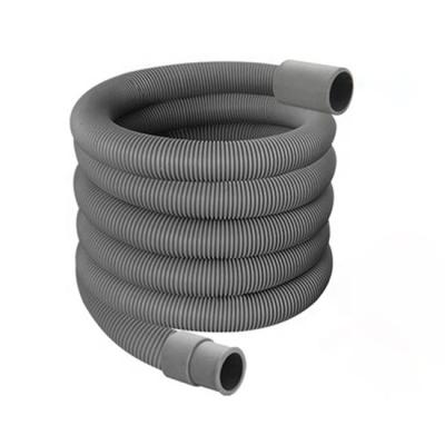 China LDEFRE 2M Contemporary Plastic Flexible Auto Drain Tubing Bathroom Drum Washing Machine Hose Drain Hose for sale