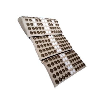 China 2021 Manufacturer New Neck Massage Mat And Pillow Set Wholesale Nail Fitness Zipper Acupuncture for sale